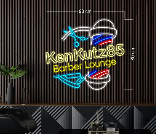 KenKutz85 Barber Lounge +Arielle’s Beauty Bar llc | LED Neon Sign (2 signs)