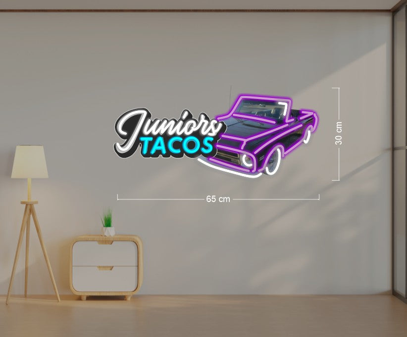 Pinche way & Car logo | Led Neon Sign ( 4 signs)