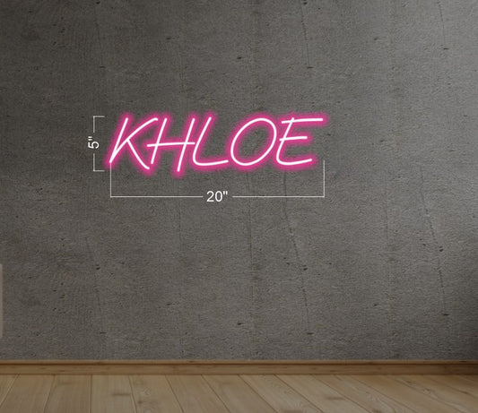 KHLOE | LED Neon Sign