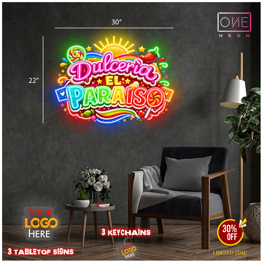 Dulcería El Paraíso | Led Neon Sign