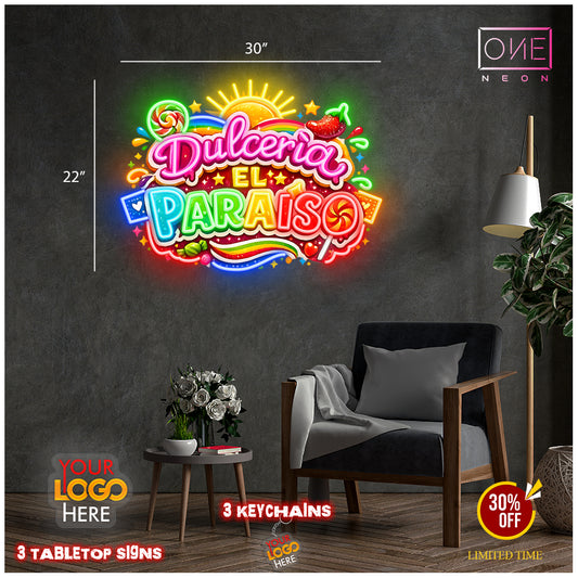 Dulcería El Paraíso | Led Neon Sign