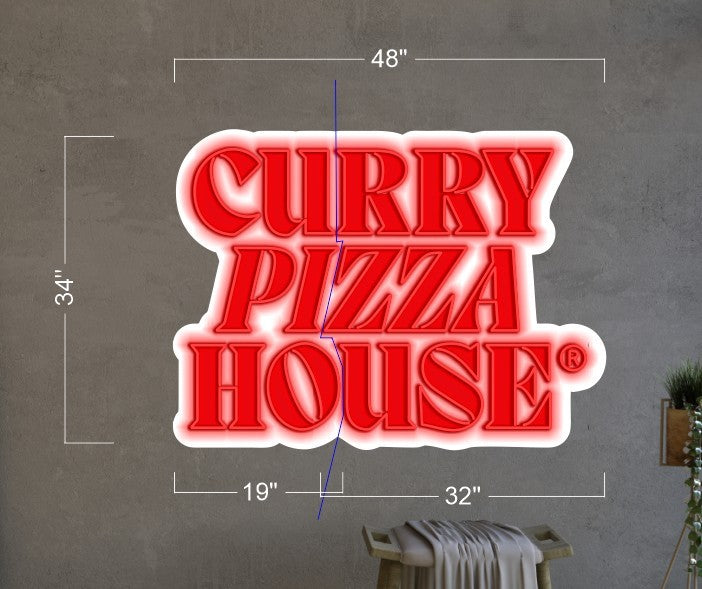 CURRY PIZZA HOUSE | Led Neon Sign