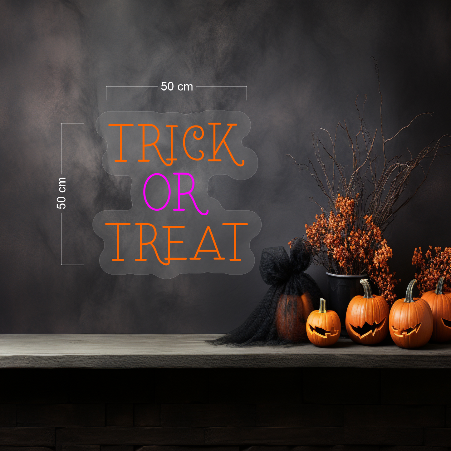 Trick Or Treat LED Neon Sign