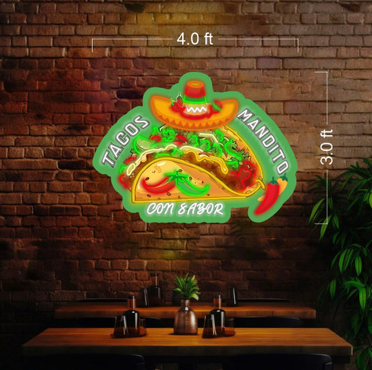 TACOS MANDITO| LED Neon Sign