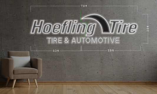 Hoefling Tire | LED Neon Sign