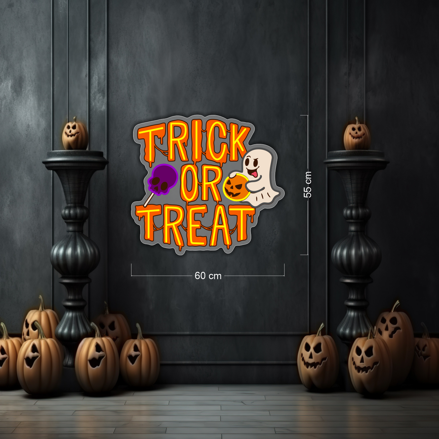 Trick or Treat LED Neon Sign