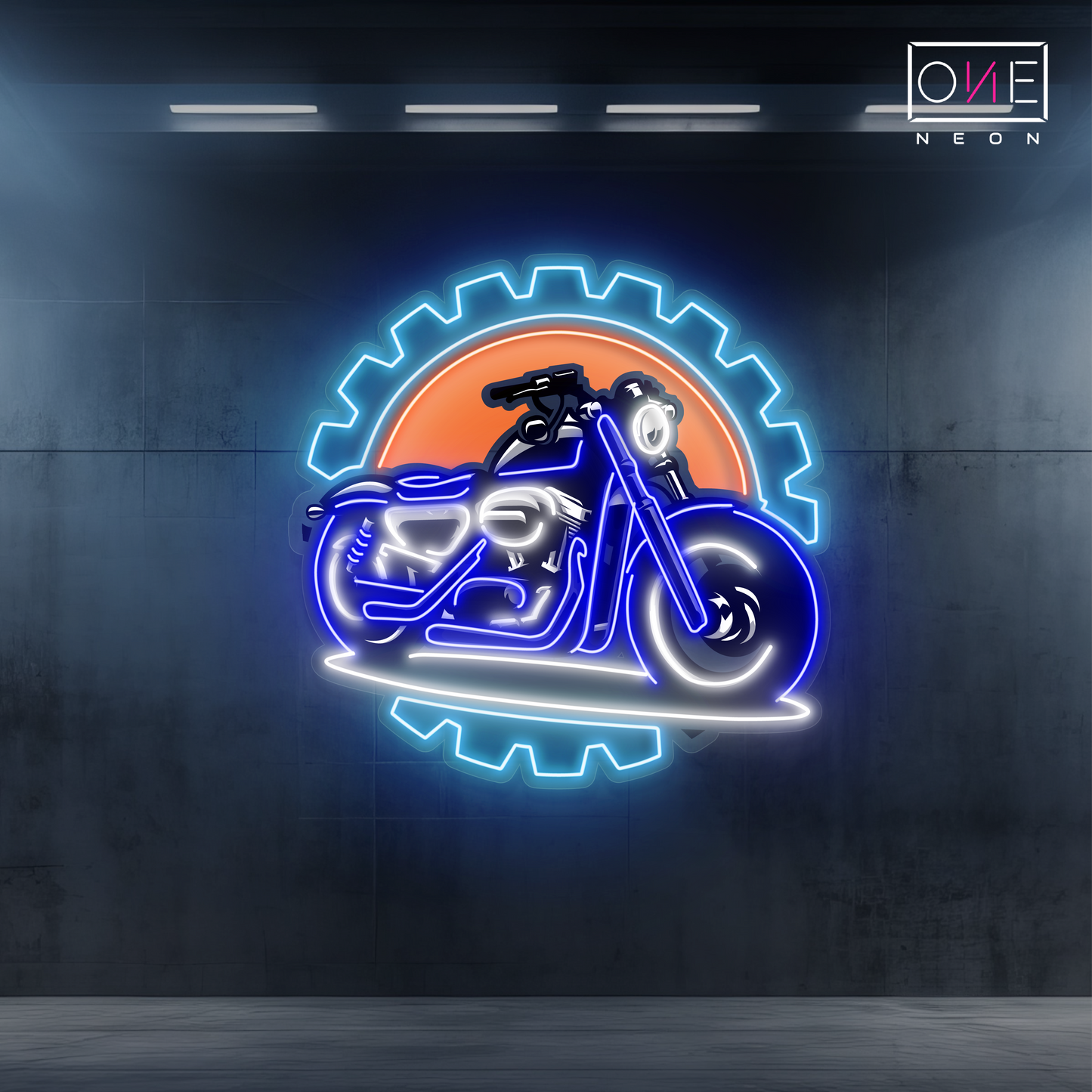 Gearhead Ride Artwork Led Neon Sign