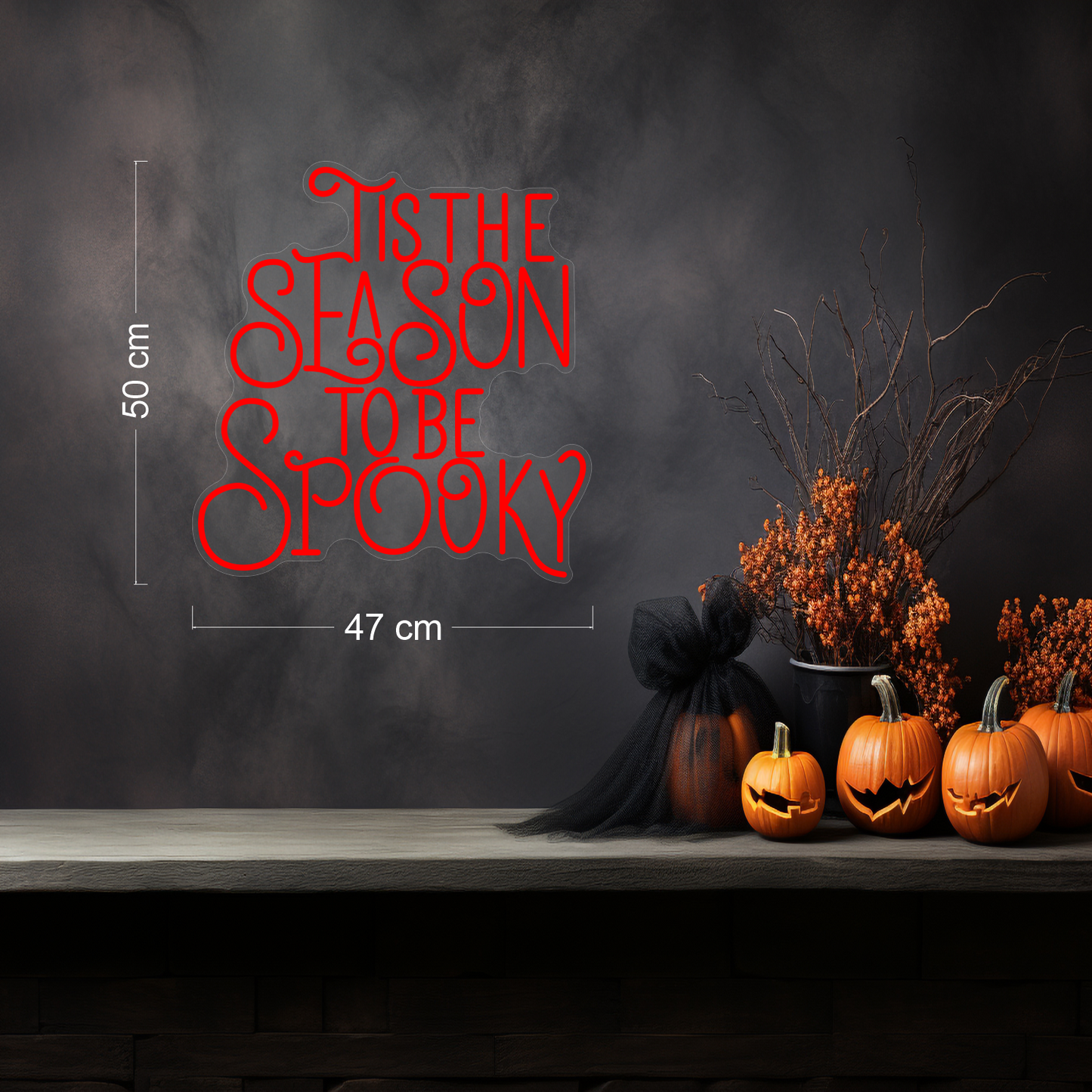 Tis the Season to Be Spooky LED Neon Sign