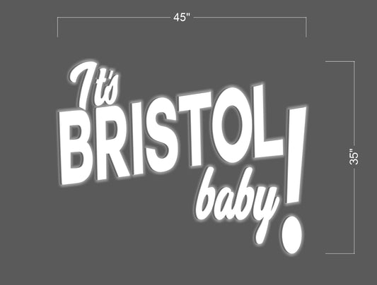 It's bristol baby! | Light box Sign