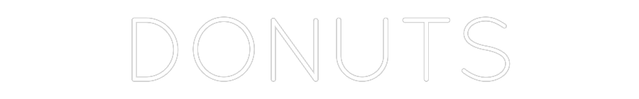 Custom Neon: DONUTS