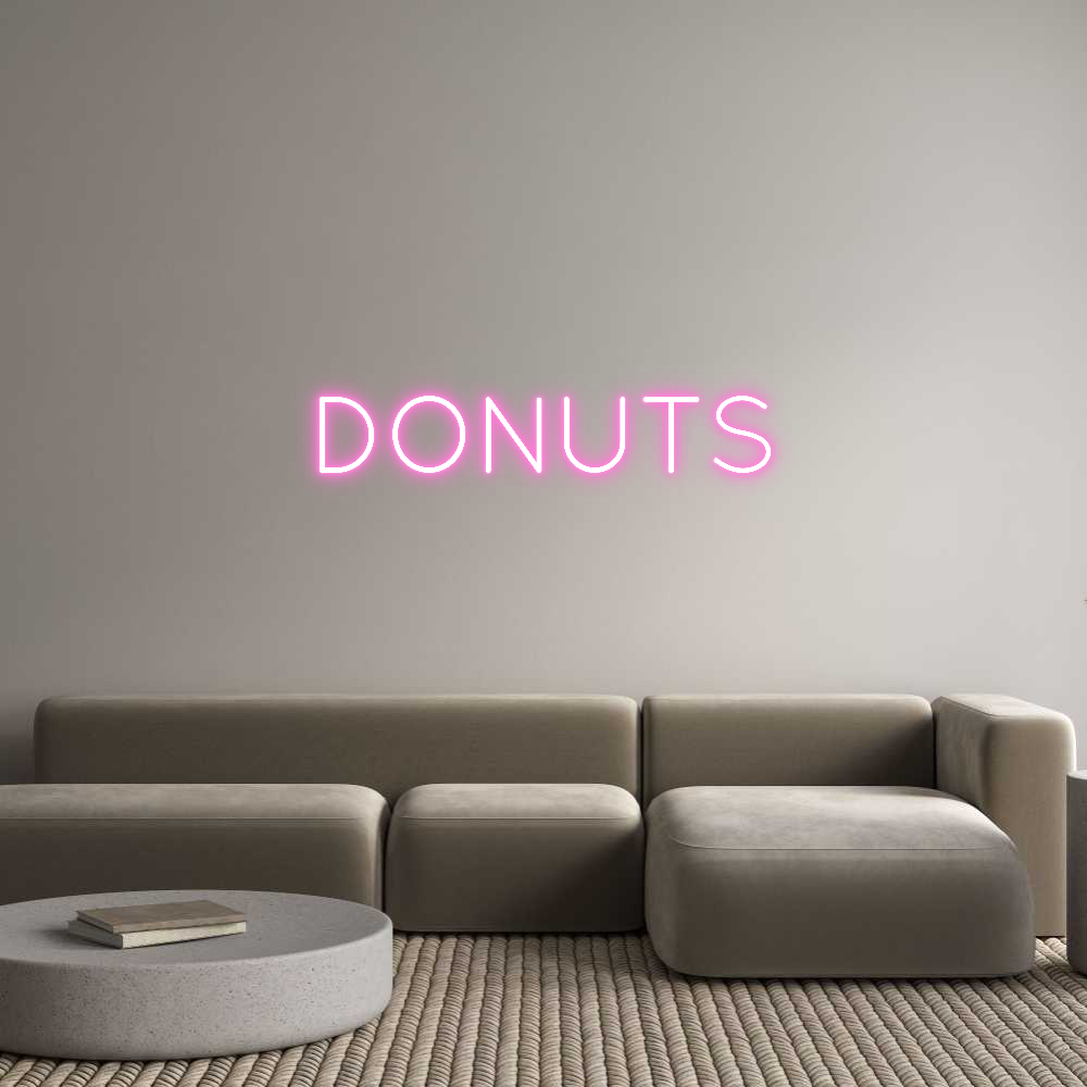 Custom Neon: DONUTS