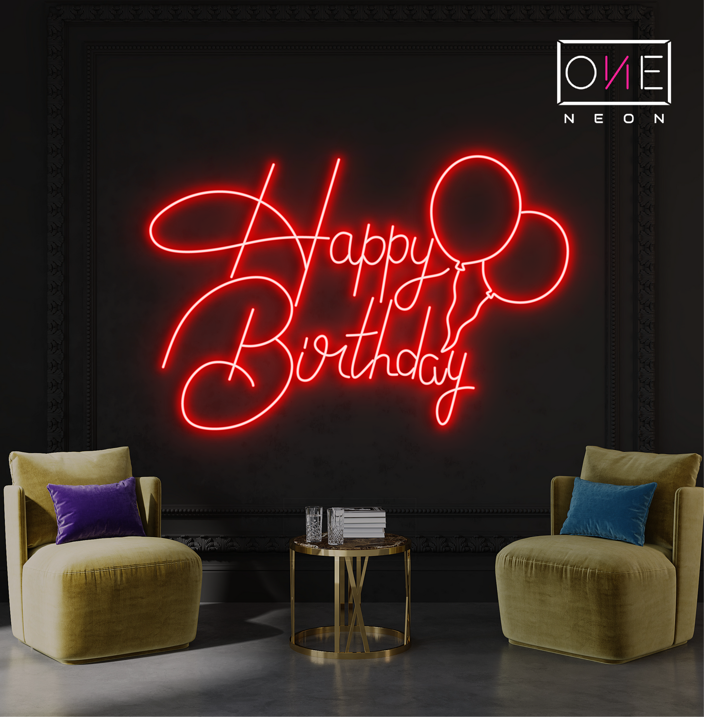 Happy Birthday Led Neon Sign