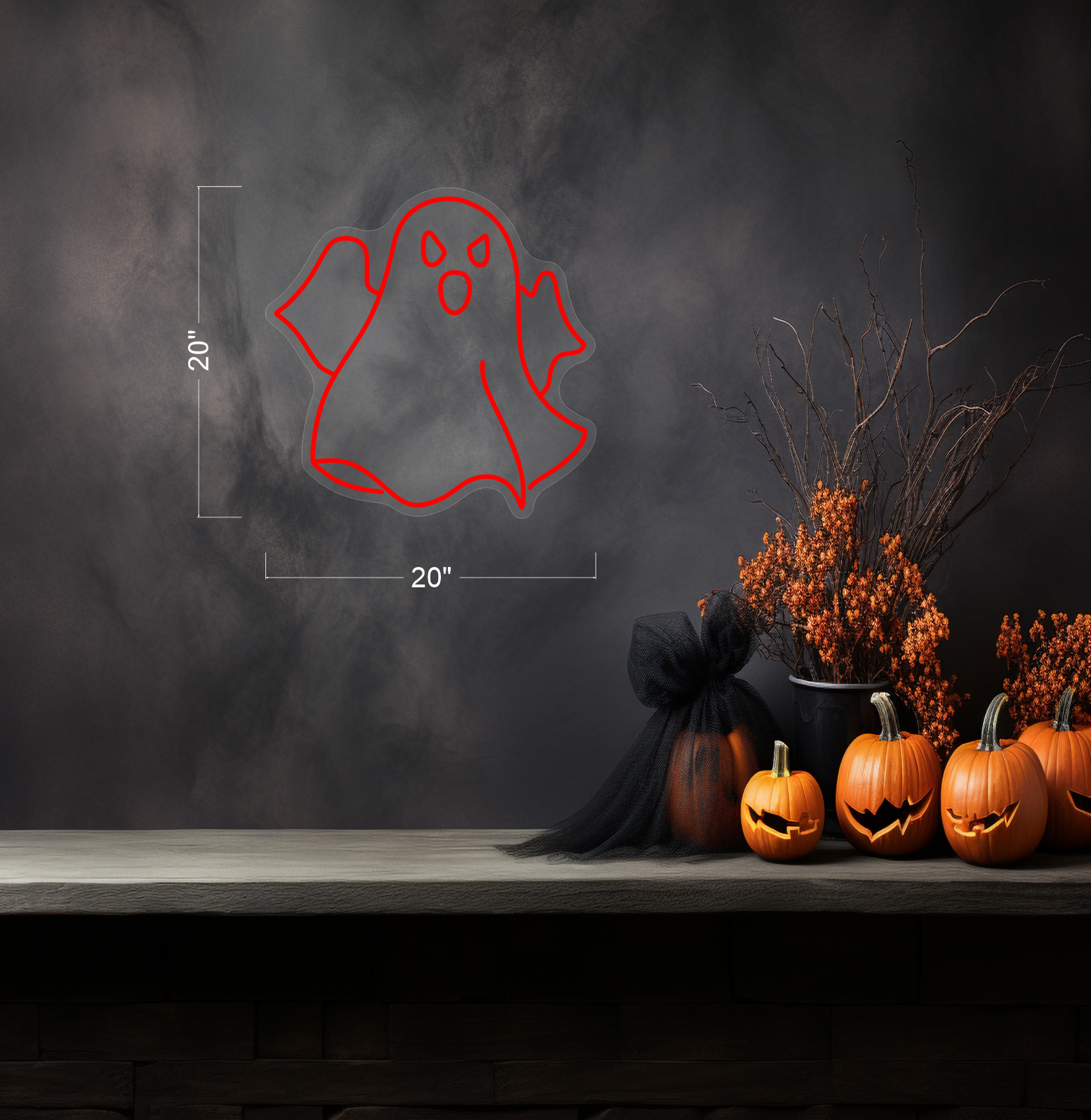 Halloween Ghost LED Neon Sign