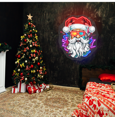 Cool Christmas Santa LED Neon Sign