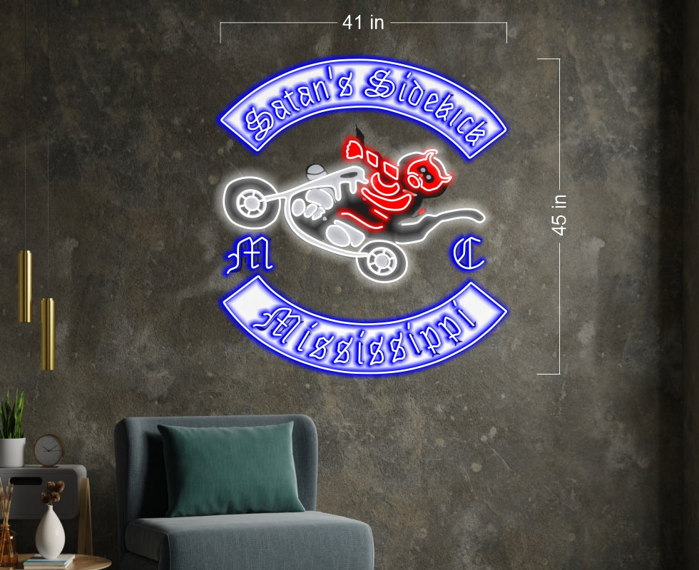 Satan's Sioekick | LED Neon Sign