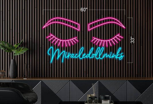 MIRACLEDOLLMINKS | LED Neon Sign