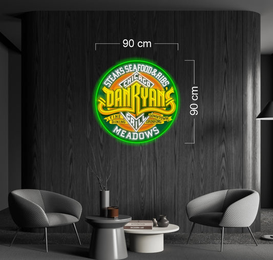 STEAKS SEAFOOD & RIBS MEADOWS | LED Neon Sign