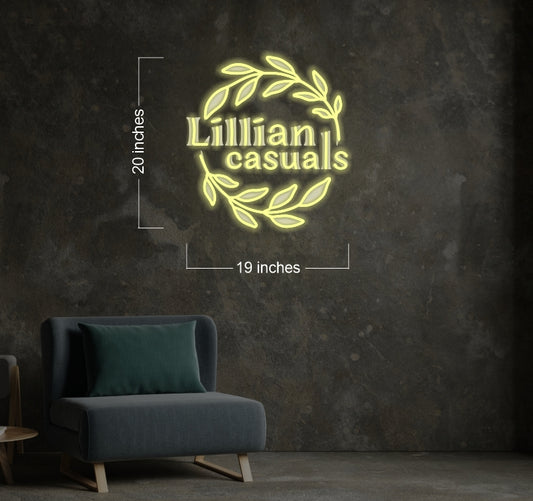 LILLIAN CASUALS | LED Neon Sign