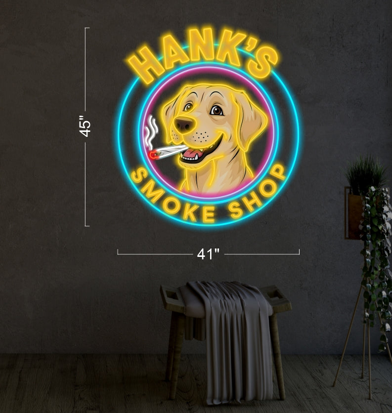 HANK'S SMOKE SHOP | Led Neon Sign