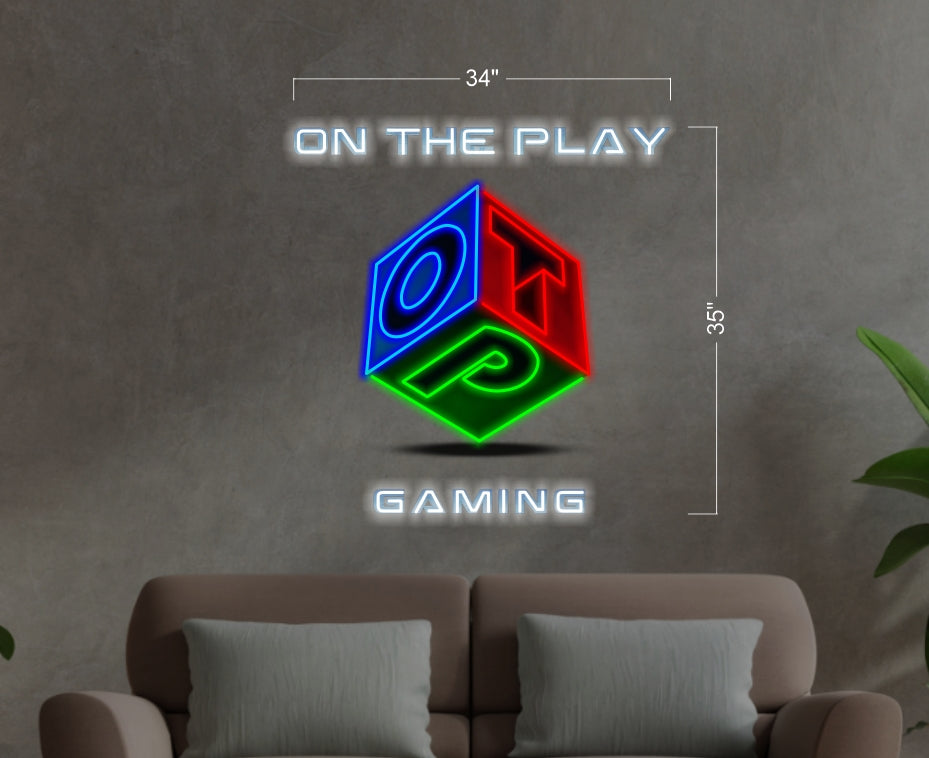 ON THE PLAY GAMING | LED Neon Sign