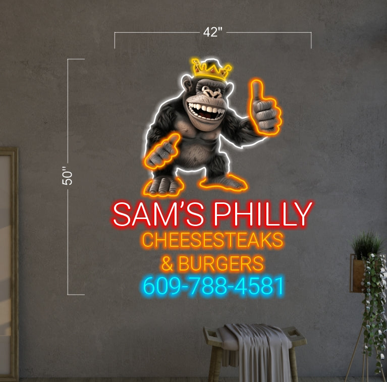 SAM'S PHILLY | LED Neon Sign