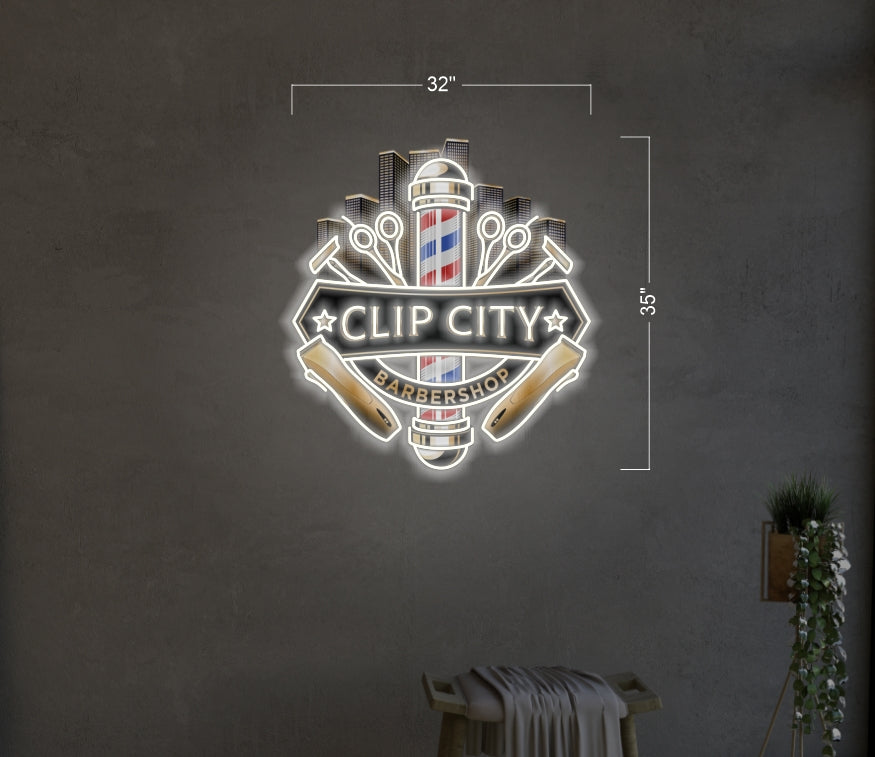 Clip city | LED Neon Sign