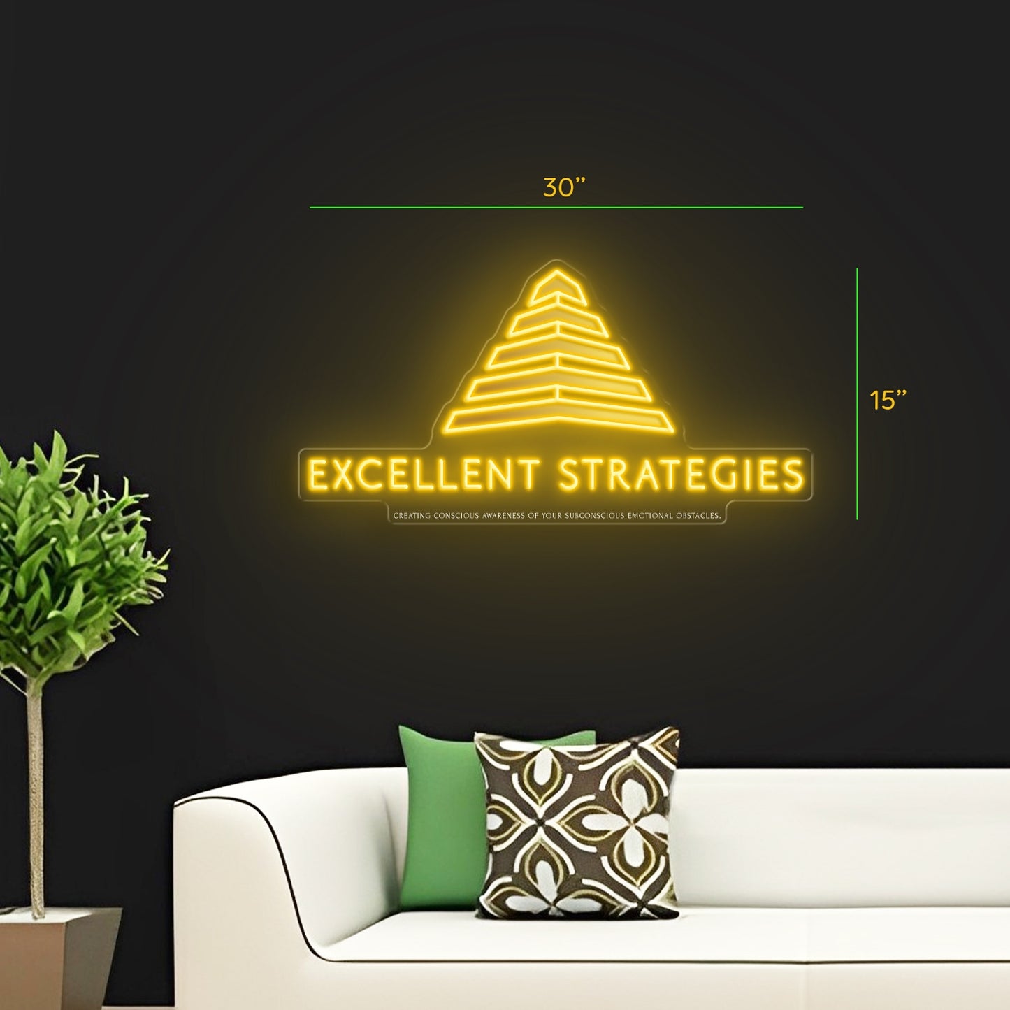 EXCELLENT STRATEGIES | Led Neon Sign