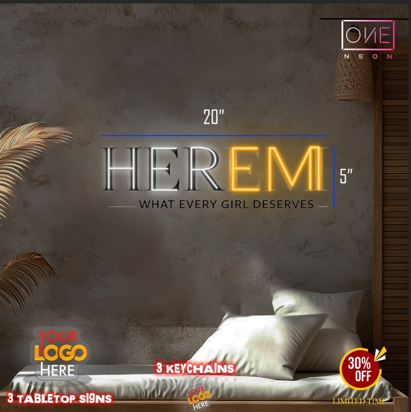 HEREM | LED Neon Sign