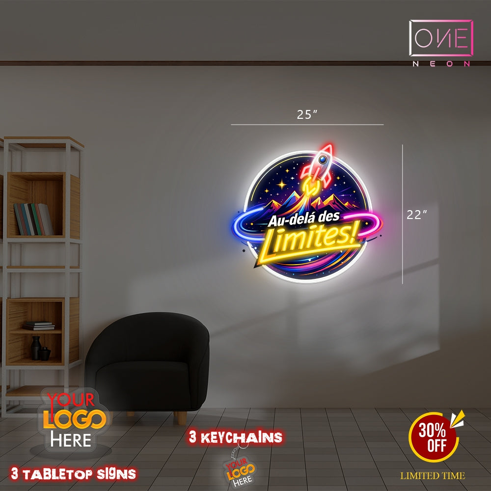 Au dela des Limites | Led Neon Sign