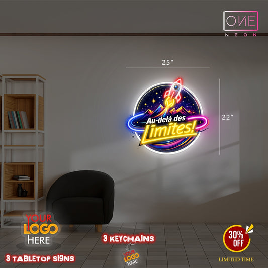 Au dela des Limites | Led Neon Sign