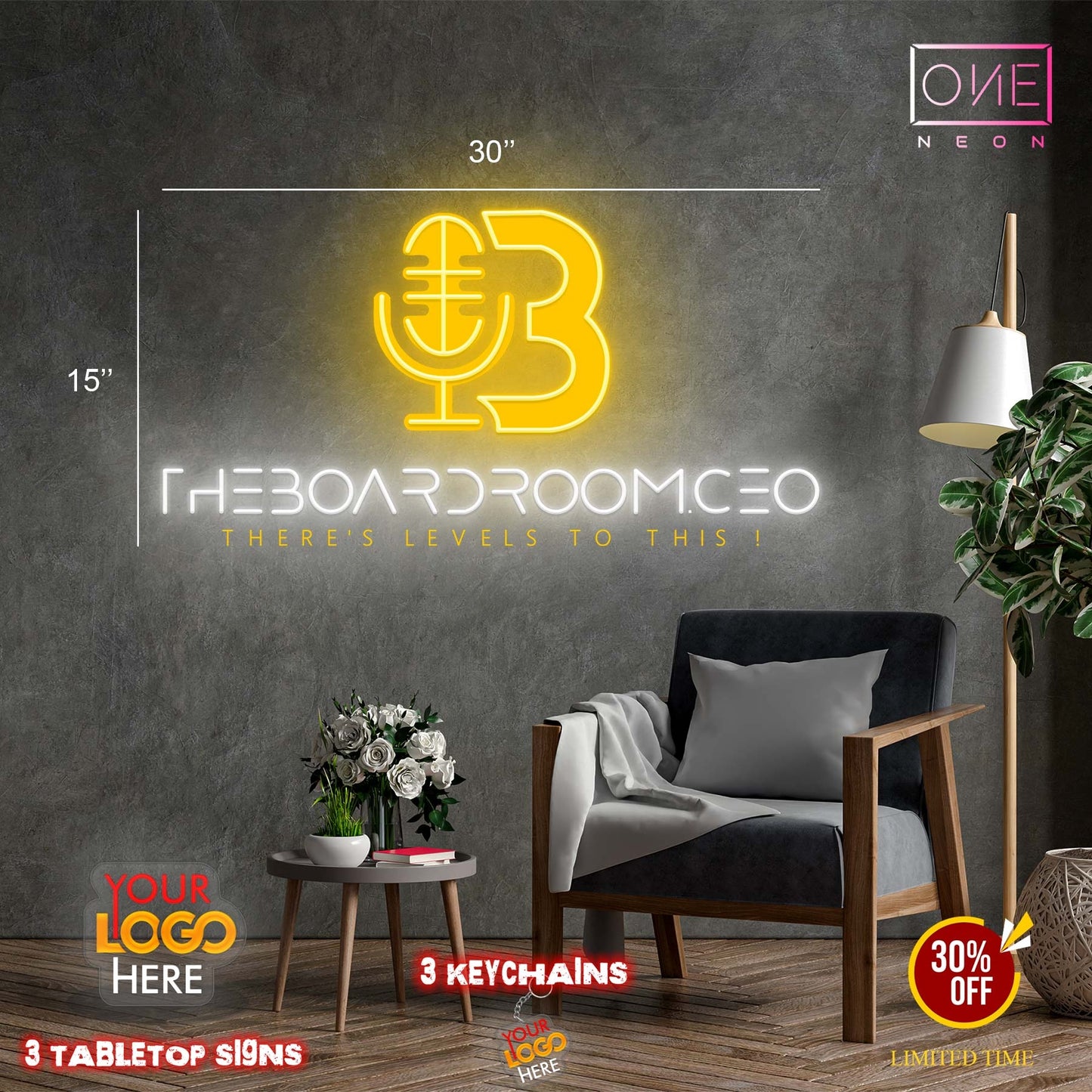 THE BOARD ROOM CEO | Led Neon Sign