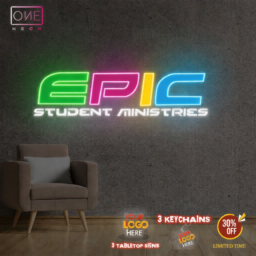 EPIC logo | Led Neon Sign