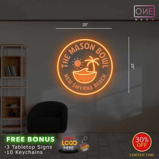 THE MASON BOWL | Led Neon Sign