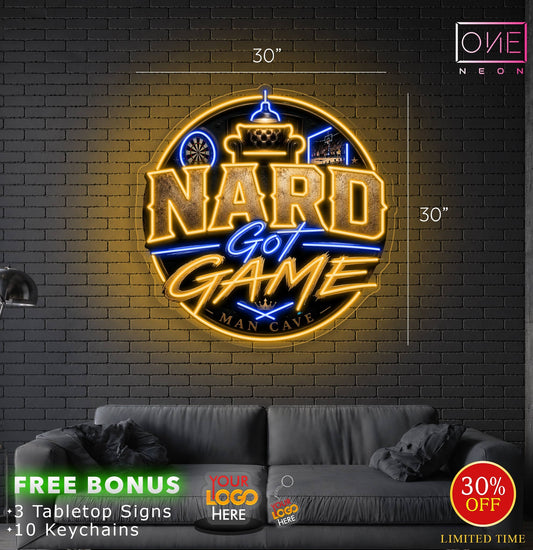 NARD GOT GAME | LED Neon Sign