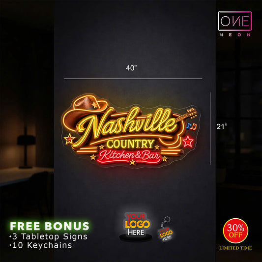 Nashville | LED Neon Sign (waterproof)