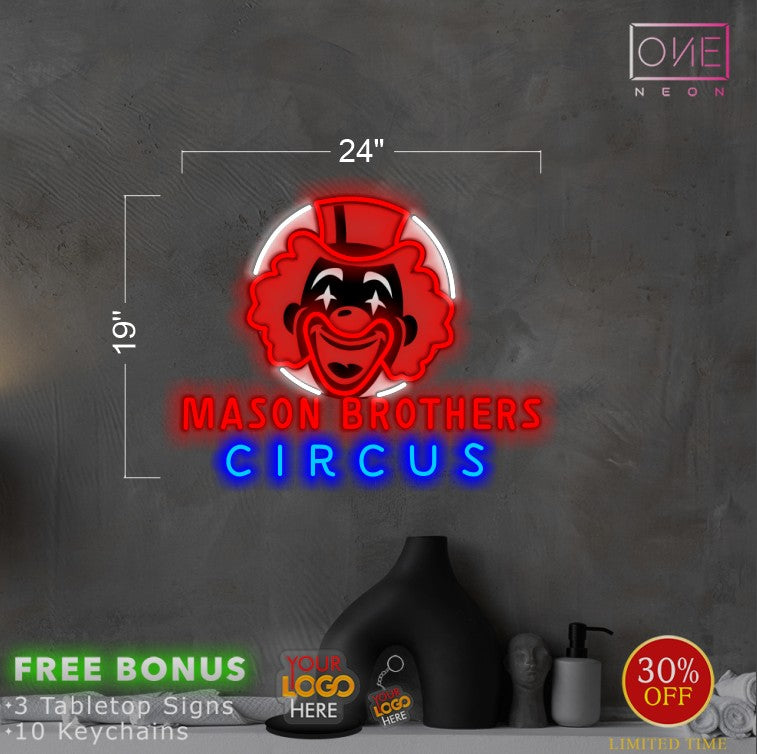 MASON BROTHER CIRCUS | Led Neon Sign