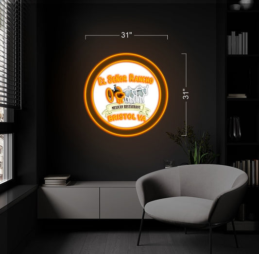 EL SENOR RANCHO Bristol VA | Led Neon Sign