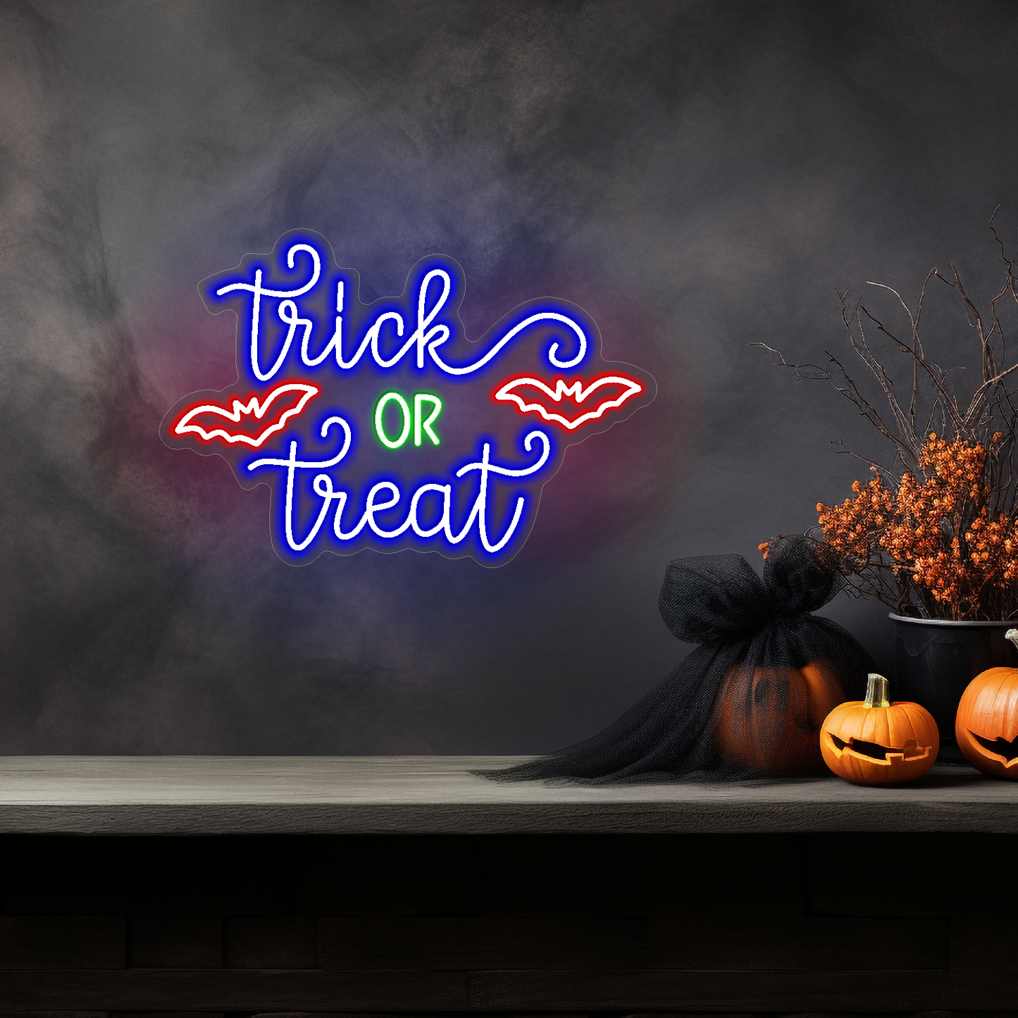 Trick Or Treat LED Neon Sign