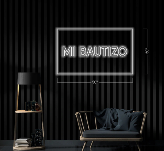 MI BAUTIZO | LED Neon Sign (RGB)
