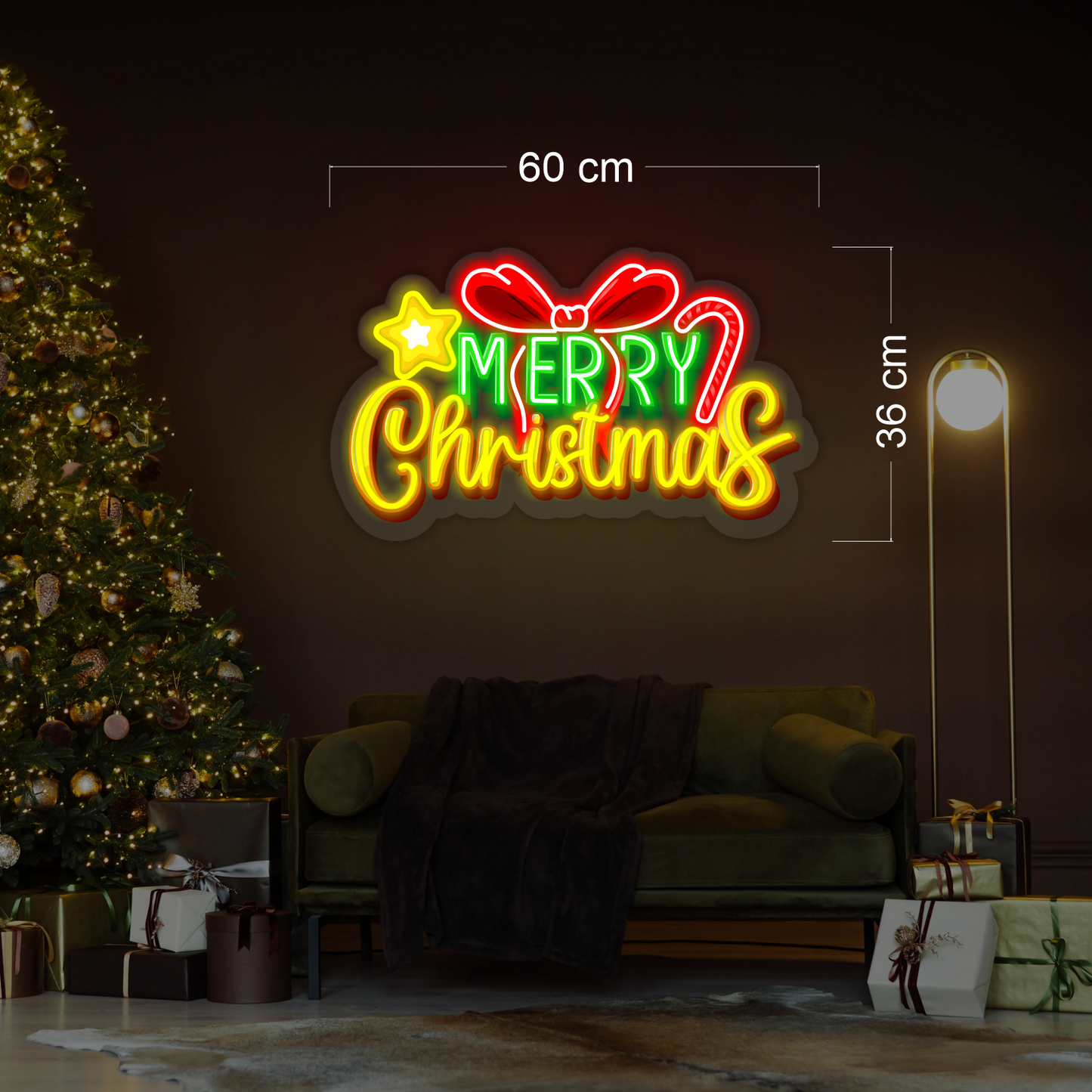 Merry Christmas LED Neon Sign