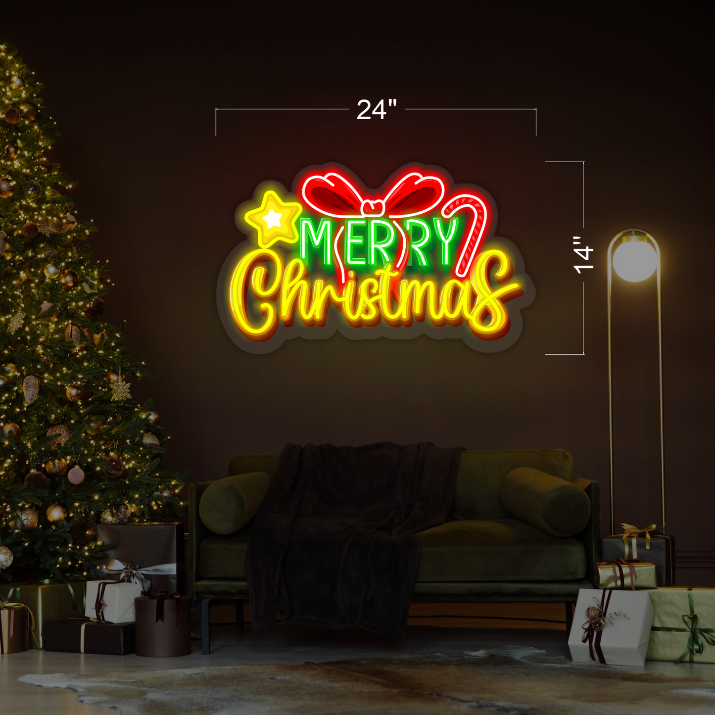 Merry Christmas LED Neon Sign