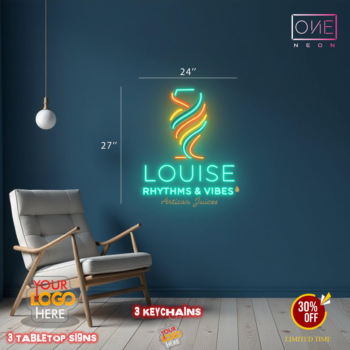 LOUISE | Led Neon Sign