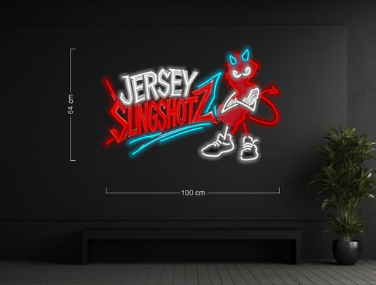 JERSEY SLINGSHOT | LED Neon Sign