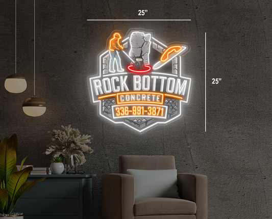 Rock Bottom | Led Neon Sign