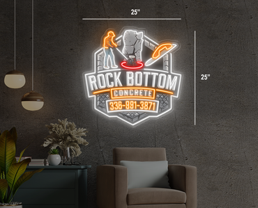 ROCK BOTTOM | LED Neon Sign