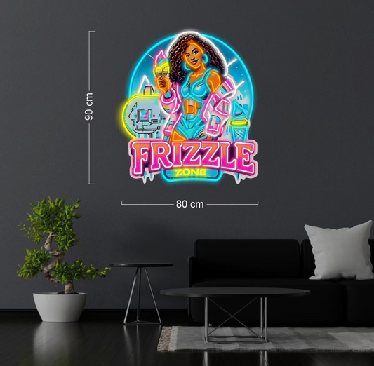 FRIZZLE ZONE & EVERYTHING MUST GO | LED Neon Sign (2 signs)