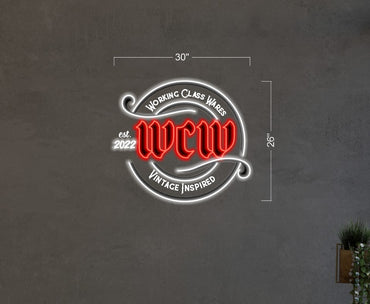 GILMORE + WCW | LED Neon Sign (2 signs)