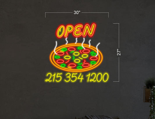 Pizza Open | Led Neon Sign