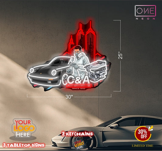 C & A auto | Led Neon Sign