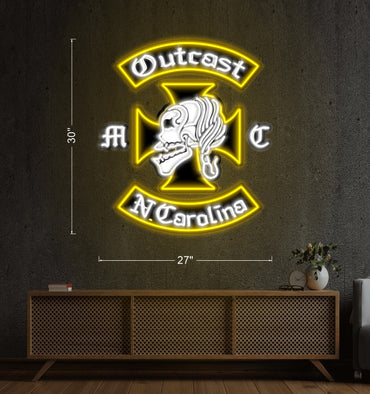 OUTCAST | LED Neon Sign (2 signs)